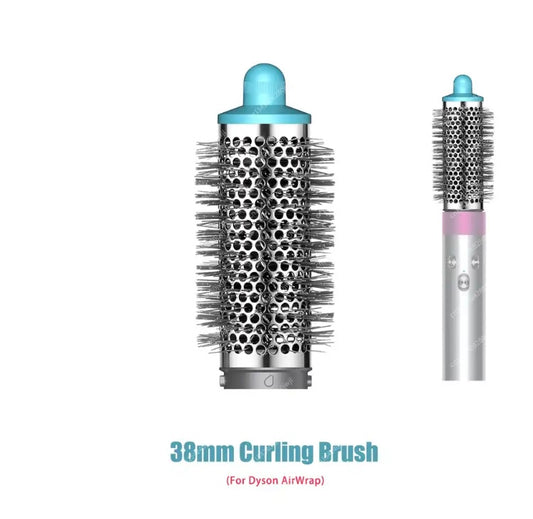 Round Volumizing Brush Attachment For Airwrap Hair Styler Air Multi HS01 HS05 cyan 

Aftermarket replacement part