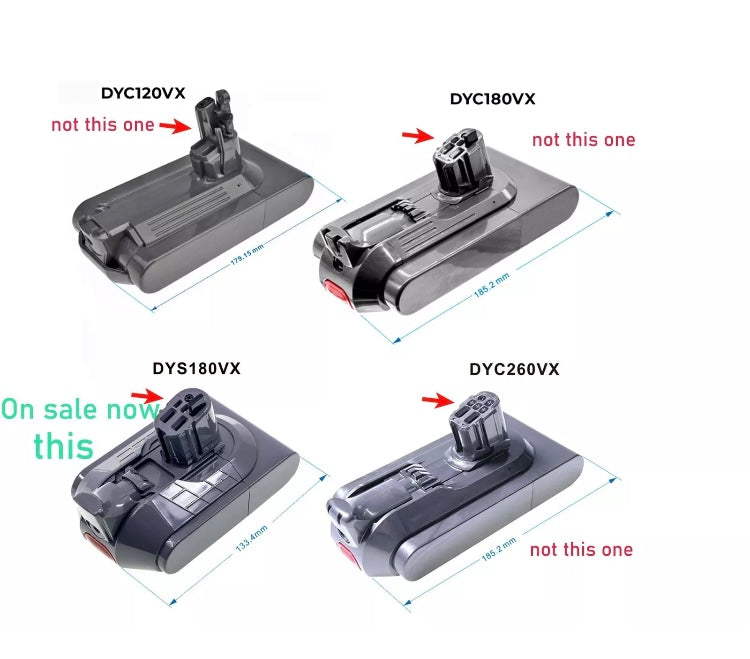 Battery for Dyson V12 Slim detect micro 
Digital Pro SV20 SV21 SV26 SV46 18.0V

Aftermarket replacement part 

Compatible Model:
Digital Slim Fluffy Extra, Digital Slim Fluffy Pro, V12 Digital Slim, V12 Digital Slim Fluffy Extra, 1.5 kg Micro 

Compatible