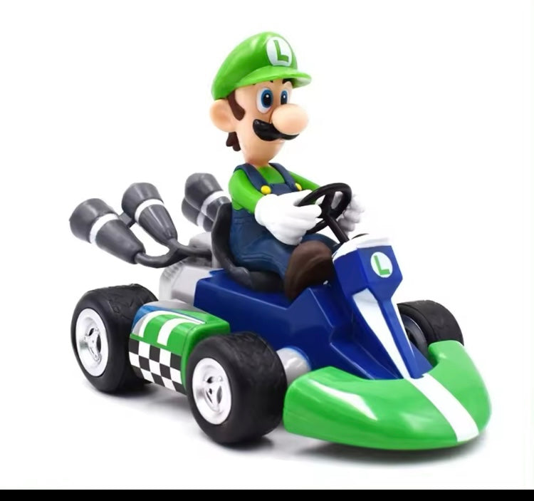 Super Mario Bros Mario Kart Nintendo 7 Deluxe action figure toys for kids

1) Mario Kart   2) Princess Peach Kart   3) Luigi Kart   4) Donkey Kong Kart  5) Toad Kart   6) Yoshi Kart   7) Bowser Kart  

Let us know about your choice of toy at checkout and