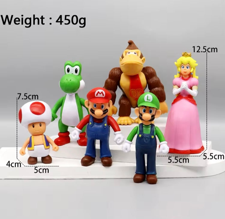 6pcs/Set Super Mario Bros PVC Action Figure Toys Collection Figurines Model Gift


Enhance your collection with this amazing set of Super Mario Bros PVC Action Figure Toys. The set includes six figures of different characters from the Super Mario Bros uni