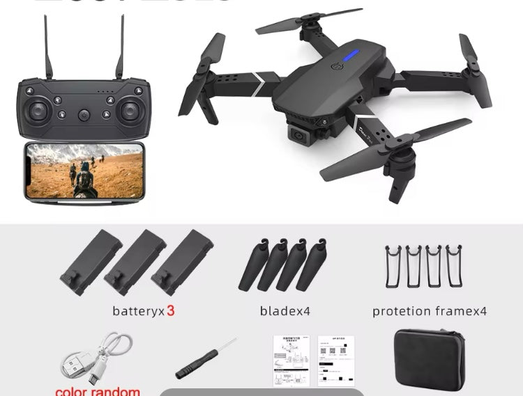 2024 Pro RC Drone 4K Professional HD Dual Camera 3 batteries 1080P wide angle WiFi FPV Foldable Quadcopter Helicopter


Foldable Drone With Long Flight Time 1.5 Hours】 With upgrade batteries, you can enjoy playing with the drone for 1.25 Hours(utilizing 3