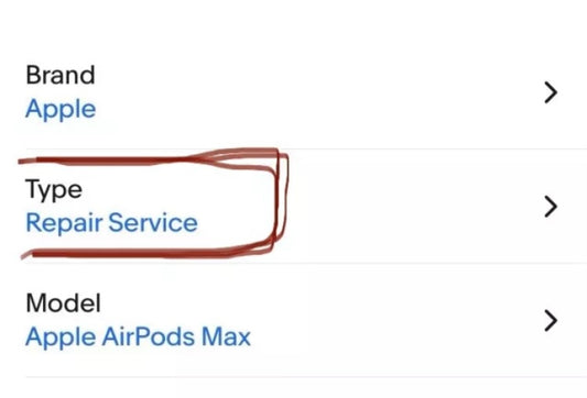 Apple AirPod Max Bluetooth wireless on the head headphone Repair Service A2096

Price includes shipping and labor. Price for the required parts will be quoted after evaluating the problem on Mercari messaging and before sending the faulty machine to our r