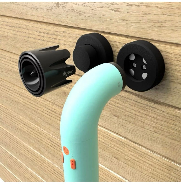 Wall Mount Holder Bracket 3D Printed For Dyson Supersonic r Hair Dryer Styler 

Includes 1 holder for the hair dryer body and 1 holders for the nozzles.

designed to securely hold your hair dryer with magnets, allowing you to keep the dryer body in place