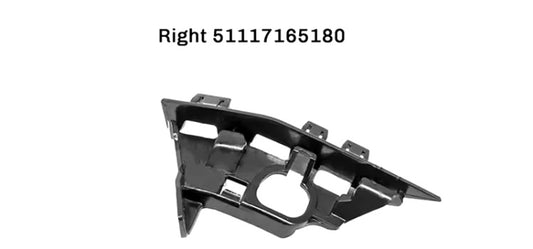 03-08 BMW Z4 E85 E86 Front Bumper Passenger Right Side Retainer Bracket Holder

Replacement for  part : 51117165180 

Item Description:
- Brand: Unbranded 
-Material :  ABS
-Condition: 100% Brand New
-Color: Black
-Made in an ISO 9001 facility to ensure g