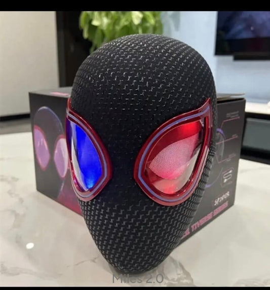 Spider-man Miles Morales Super Hero Mask Toy Luxury Cosplay Movable Eyes