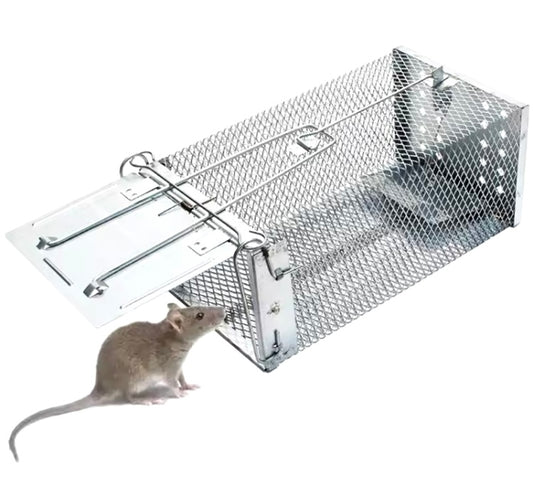 Mouse Trap Rat Trap Rodent Trap Live Catch Cage, Easy to Set Up and Reuse household automatic


Rat Trap Cage Humane Live Rodent Trap Cage Galvanized Iron Mice Mouse Control


Humane Rat Rodent Trap - After catching them, you can release them at any time.