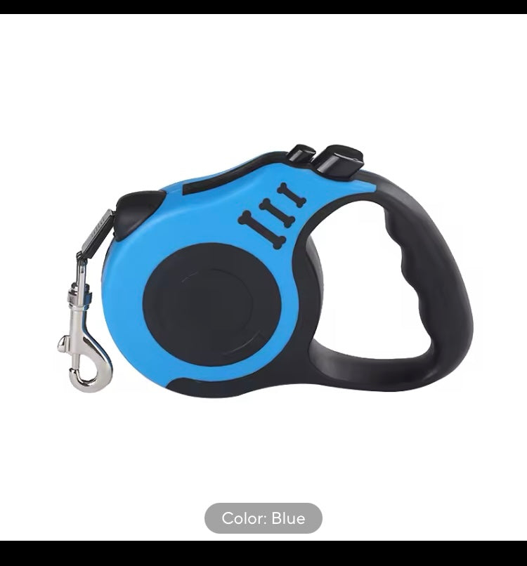 16.5ft / 5m Automatic Retractable Dog Leash Pet Collar Automatic Walking Lead Free 

Colors : Red / Blue / Green / White / Black Grey / Pink / Red Grey / Rose Grey / Coffee / Blue Grey 

Let us know about your choice of color at the time of purchase and i