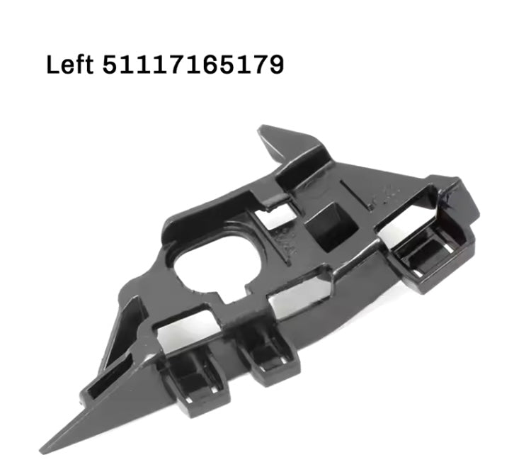 03-08 BMW Z4 E85 E86 Front Bumper Driver Left Side Retainer Bracket Holder

Replacement for  part : 51117165179

Item Description:
- Brand: Unbranded 
-Material :  ABS
-Condition: 100% Brand New
-Color: Black
-Made in an ISO 9001 facility to ensure good q