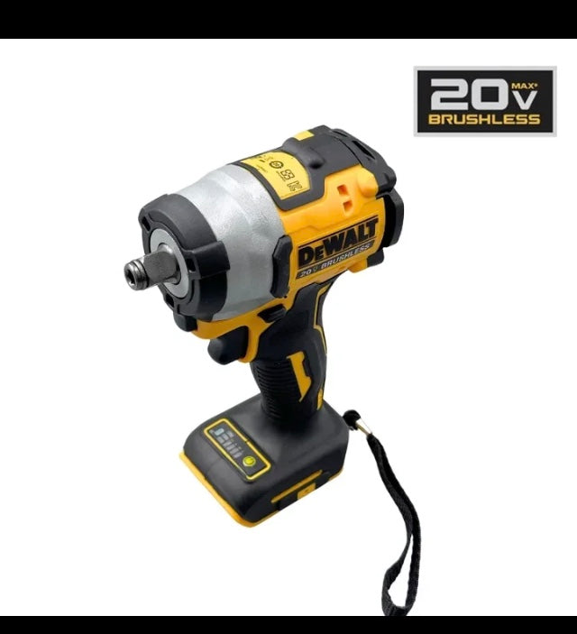 Dewalt DCF922B 20V MAX 1/2” cordless  compact Impact Wrench Rechargeable High Torque 205Nm(Reverse) RPM 2500 Bare Tool ( No battery ) 

STRONG PERFORMANCE: Up to 300 ft-lbs of max fastening torque and 450 ft-lbs of max breakaway torque

ENHANCED USER CONT