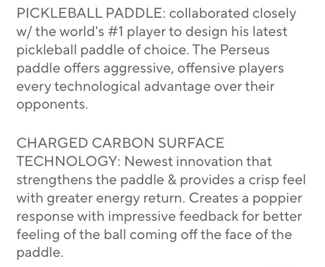 Pickleball Paddle T700 Carbon fiber charged surface technology for Increased Power Feel Fully Encased  Sweet Spot USAPA Approved

Includes : 1 pickle ball paddle