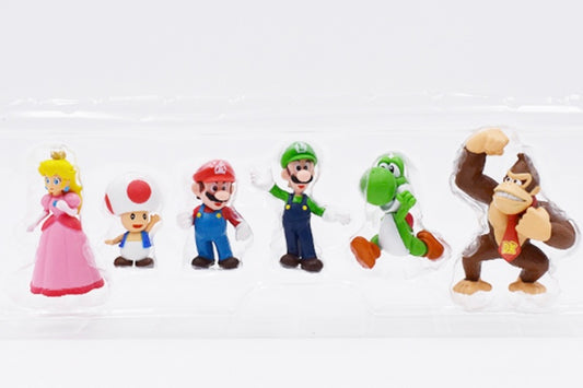 6pcs Super Mario Bros PVC Action Figure Toys Bowser Luigi Yoshi Doll Model Gifts

Box not included 

Specification:
Condition:Brand New
Function:Decoration,Gift,Collectibles
Type:Figure
Material:PVC
 
Package Includes:
6 pcs Figure Toys with no box