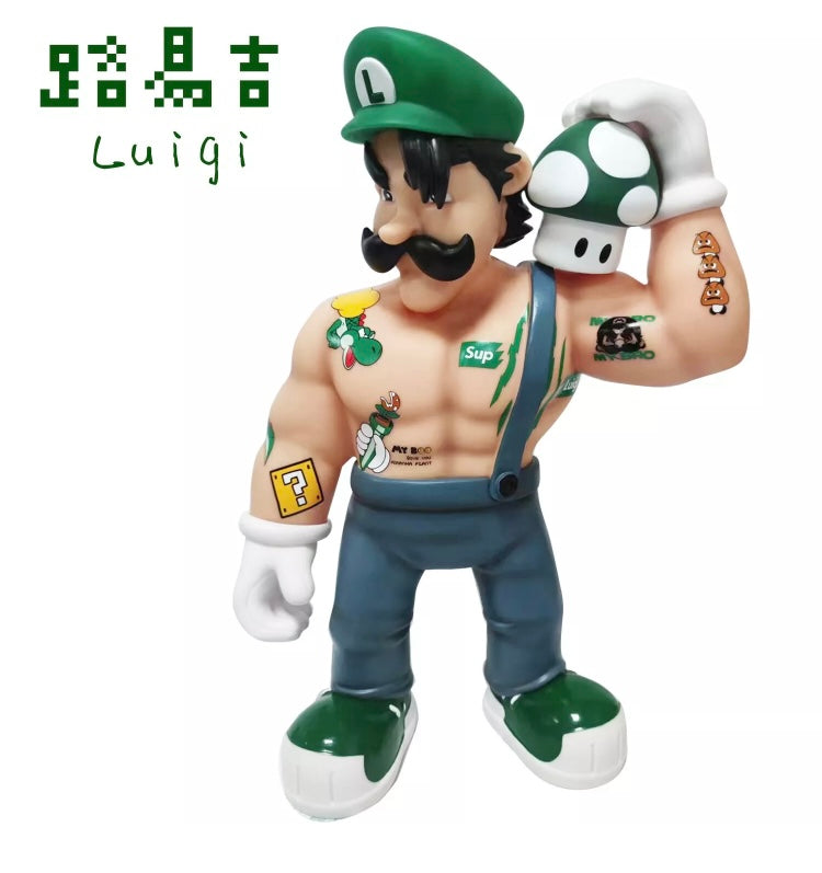 Nintendo Super Mario Luigi Bros Muscle Action Figure Model Game Collection Toy

Price is for one character only . Luigi or Super 
Mario

If you want both we have discounts available 

Let us know about your choice of character at the time of purchase and