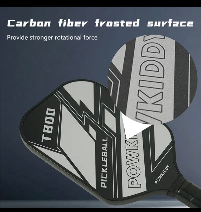 Pickleball Paddle T800 Carbon fiber charged surface technology for Increased Power Feel Fully Encased  Sweet Spot USAPA Approved

Includes : 1 pickle ball paddle