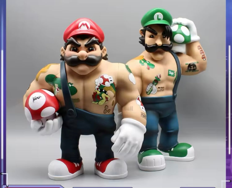 Nintendo Super Mario Luigi Bros Muscle Action Figure Model Game Collection Toy

Price is for one character only . Luigi or Super 
Mario

If you want both we have discounts available 

Let us know about your choice of character at the time of purchase and